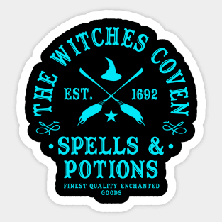 Wiccan Occult Witchcraft Witches Coven Spells & Potions Sticker